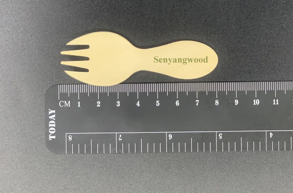 80 mm spork,80 mm spoon fork 2 in 1.